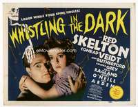 r678 WHISTLING IN THE DARK movie title lobby card '41 Red Skelton,Rutherford
