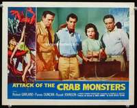 t307 ATTACK OF THE CRAB MONSTERS movie lobby card '57 Russell Johnson