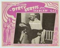 t275 DIRTY GERTIE FROM HARLEM USA movie lobby card '46 all-colored!