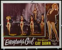 t269 EVERYBODY'S GIRL movie lobby card '50 gorgeous Gay Dawn & others!