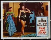 t266 FAST & SEXY movie lobby card #3 '60 Gina Lollobrigida, de Sica