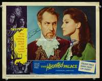 t244 HAUNTED PALACE signed movie lobby card #2 '63 Price, Paget