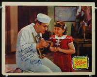 t238 HOLY TERROR signed movie lobby card '37 adorable Jane Withers!