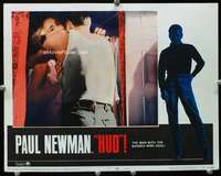 t232 HUD movie lobby card #3 R67 Paul Newman attacks Patricia Neal!
