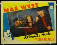 t213 KLONDIKE ANNIE movie lobby card '36 Mae West, Victor McLaglen