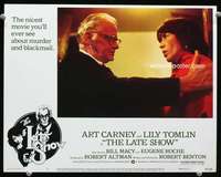 t210 LATE SHOW movie lobby card #7 '77 Art Carney, Lily Tomlin