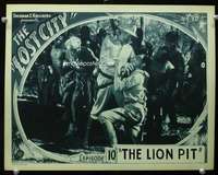 t202 LOST CITY Chap 10 movie lobby card '35 fight in jungle!