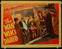 t197 MAN WHO DARED movie lobby card '39 Jane Bryan, Charley Grapewin