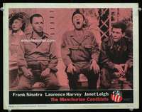 t194 MANCHURIAN CANDIDATE movie lobby card #5 '62 Frank Sinatra