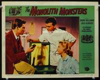 t182 MONOLITH MONSTERS movie lobby card #8 '57 cool x-ray image!