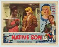 t174 NATIVE SON movie lobby card #5 '50 Richard Wright black classic!