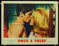 t164 ONCE A THIEF movie lobby card #3 '65 Ann-Margret, Alain Delon