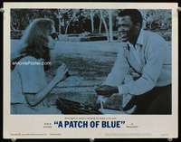 t156 PATCH OF BLUE movie lobby card #3 '66 Sidney Poitier, Liz Hartman