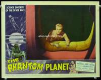 t154 PHANTOM PLANET movie lobby card #1 '62 sci-fi space shocker!