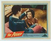 t145 PUSHER movie lobby card #5 '59 Harold Robbins early drug movie!