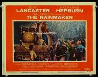 t144 RAINMAKER movie lobby card #6 '56 Burt Lancaster brings rain!