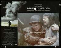 t126 SAVING PRIVATE RYAN movie lobby card '98 Steven Spielberg epic!