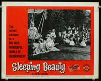 t110 SLEEPING BEAUTY movie lobby card #6 '65 dubbed German version!