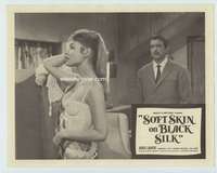 t106 SOFT SKIN ON BLACK SILK movie lobby card '63 Radley Metzger