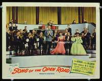 t099 SONG OF THE OPEN ROAD movie lobby card '44 Sammy Kaye & orchestra!