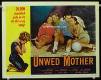 t021 UNWED MOTHER movie lobby card #2 '58 there are 20,000 of them!