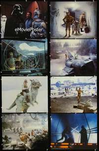v291 EMPIRE STRIKES BACK 8 color movie 11x14 stills '80 George Lucas