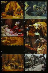 v265 DARK CRYSTAL 8 color movie English 11x14 stills '82 Jim Henson