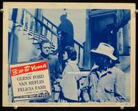 v002 3:10 TO YUMA movie lobby card #6 '57 Glenn Ford, Heflin, Daves