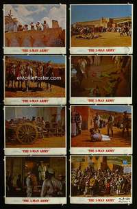 v313 FIVE MAN ARMY 8 movie lobby cards '70 Peter Graves, Argento