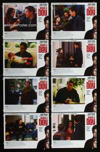 v153 ABOUT A BOY 8 movie lobby cards '02 Hugh Grant, Toni Collette