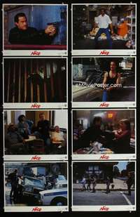 v154 ABOVE THE LAW 8 int'l movie lobby cards '88 tough Steven Seagal!