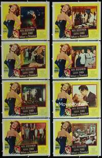v158 AFFAIR IN TRINIDAD 8 movie lobby cards '52 sexy Rita Hayworth!