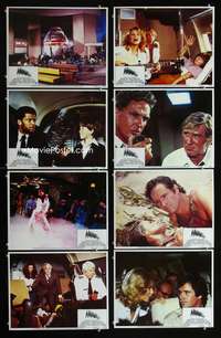 v161 AIRPLANE 8 movie lobby cards '80 Lloyd Bridges, Leslie Nielsen
