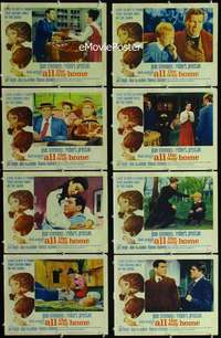 v165 ALL THE WAY HOME 8 movie lobby cards '63 Jean Simmons, Preston