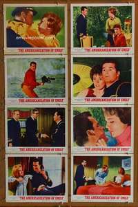v168 AMERICANIZATION OF EMILY 8 movie lobby cards '64 Garner, Andrews
