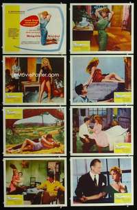v169 AND GOD CREATED WOMAN 8 movie lobby cards '57 Brigitte Bardot