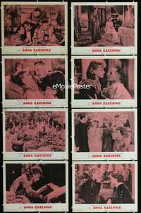 v171 ANNA KARENINA 8 movie lobby cards R62 Greta Garbo, March