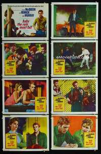 v181 BABY THE RAIN MUST FALL 8 movie lobby cards '65 Steve McQueen