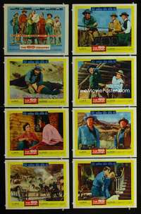 v196 BIG COUNTRY 8 movie lobby cards '58 William Wyler western classic!