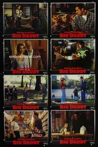 v197 BIG DADDY 8 movie lobby cards '99 Adam Sandler, Joey Lauren Adams