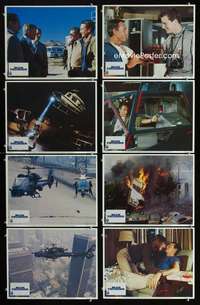 v209 BLUE THUNDER 8 movie lobby cards '83 Roy Scheider, Warren Oates