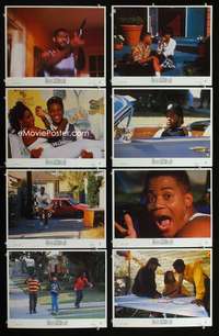 v215 BOYZ N THE HOOD 8 movie lobby cards '91 Fishburne, Gooding