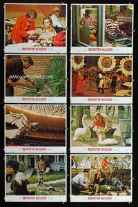v217 BREWSTER McCLOUD 8 movie lobby cards '71 Robert Altman, Bud Cort