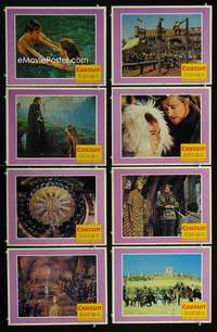 v228 CAMELOT 8 movie lobby cards '68 Richard Harris, Vanessa Redgrave