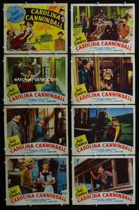 v233 CAROLINA CANNONBALL 8 movie lobby cards '55 Judy Canova sci-fi!