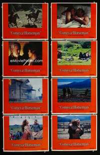 v253 COMES A HORSEMAN 8 movie lobby cards '78 James Caan, Jane Fonda