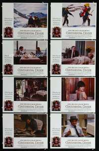 v257 CONTINENTAL DIVIDE 8 movie lobby cards '81 John Belushi