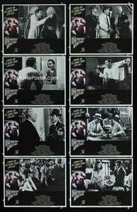 v268 DEAD MEN DON'T WEAR PLAID 8 movie lobby cards '82 Steve Martin