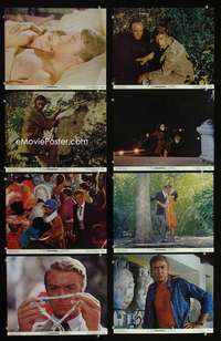 v269 DEADFALL 8 color movie 11x14 stills '68 Michael Caine, Ralli