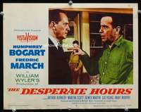 v017 DESPERATE HOURS movie lobby card #4 '55 Humphrey Bogart, March